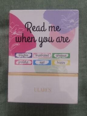 'Read Me When You Are' Emotional Prompt Cards - Pink & Purple